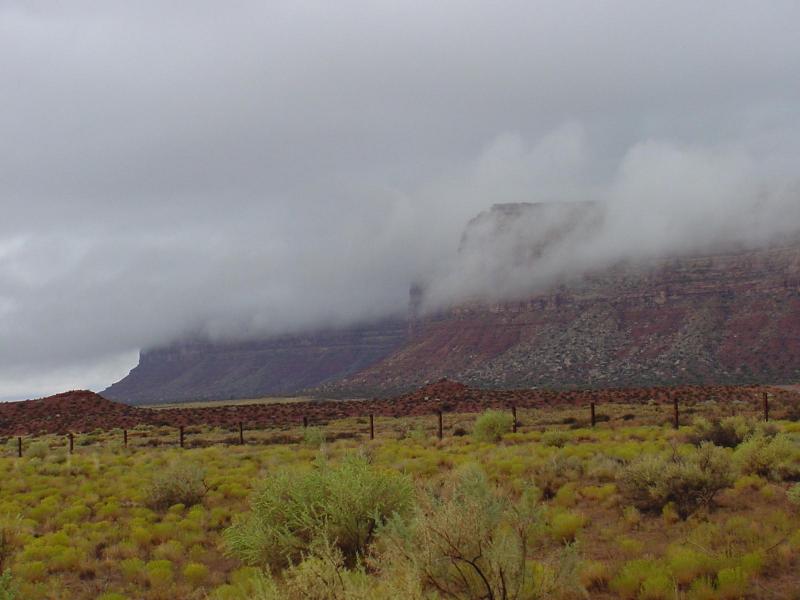 Fog in the Valley of the Gods