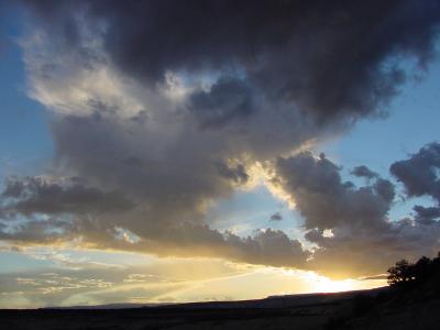 Sunset near Boulder, Utah.