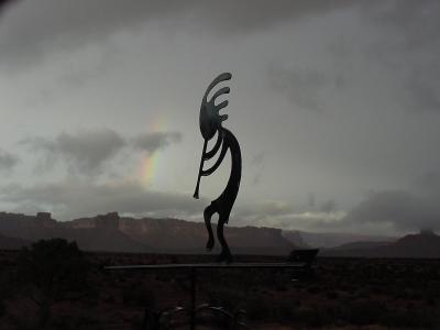 Valley of the Gods B&B rainbow view