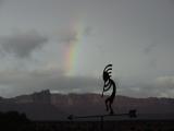 Valley of the Gods B&B rainbow view