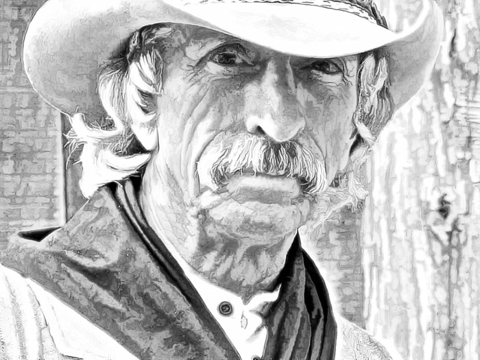 B/W Illustration
