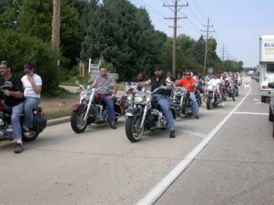 2003 Harley Week in Milwaukee, plus Book & Bud Party