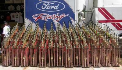 Trophies by Ford (Have you seen a Ford motorcyle lately?)