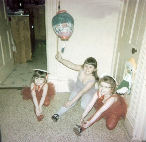 Mary, Kathie and Terri, 1968, dance recital