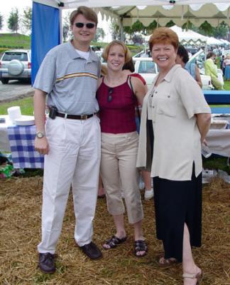 Shane Murphy, Catherine Stenton and Linda Downer