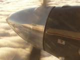 Beech 1900 Reflection in Flight
