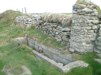 very old water trough