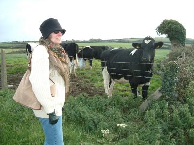 Communing with the cows!