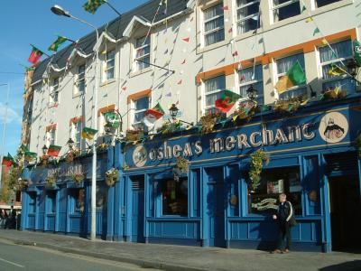 Bright pub in Dublin