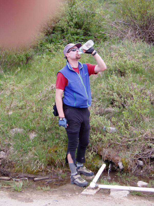 We drank TONS of water due to high elevation concerns