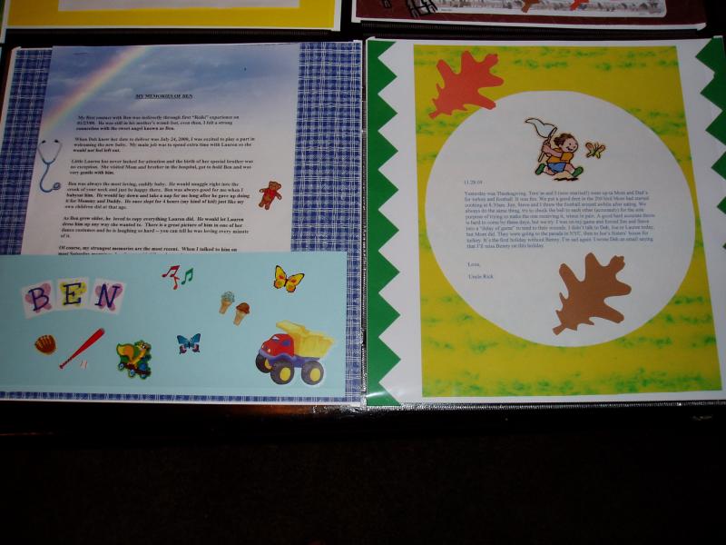 Moms page on left