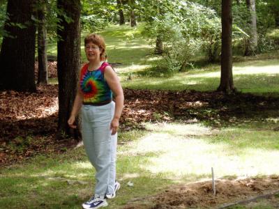Cathy gets ready to add up points
