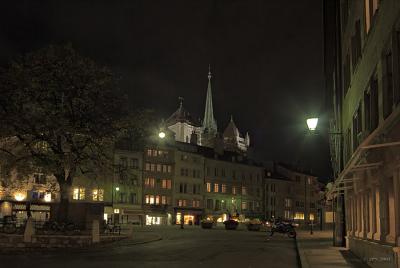 Place du Bourg-de-Four in Geneva old town
