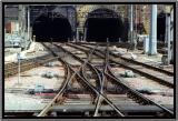 Points before Gasworks Tunnel