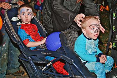 Twins Scared Witless