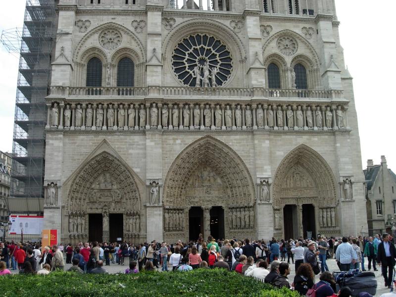 Notre-Dames three west portals.
