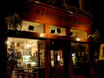 The Elephant House cafe, now famous as the place where J.K. Rowling wrote Harry Potter.