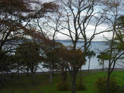 The view of the Firth from our window in the hostel.