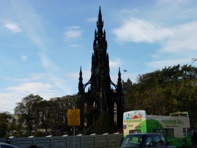 Edinburghs creepy monument to Sir Walter Scott.