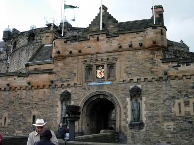 The castle gatehouse.