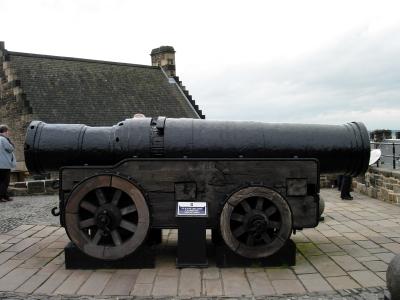 Mons Meg, the famous medieval siege cannon.