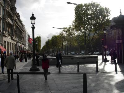 The Champs-Elysees.