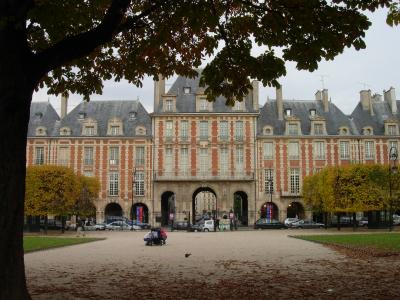 The Place des Vosges, often called the most beautiful square in the world.