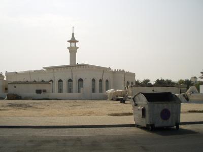 Mosque, w/dumpster