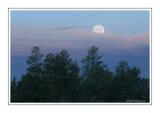 Moonset after the eclipse