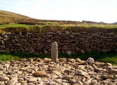 Ancient marking stone at Gallerus