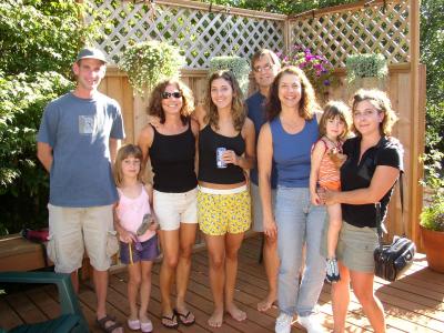 Bruces gang with the Johnstons