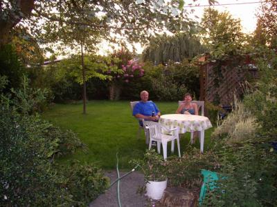 Pete and Laurie at home