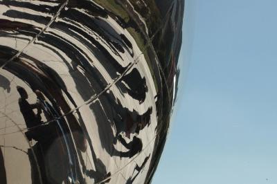 outside the Bean