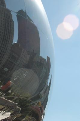 outside the Bean