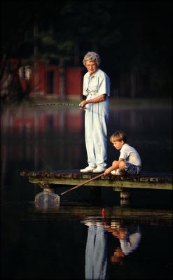 Fishing with Grandma