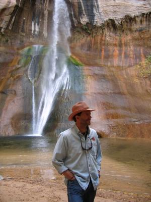 Jim, at Calf Creek Falls