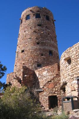 The Tower has the visitor's center inside