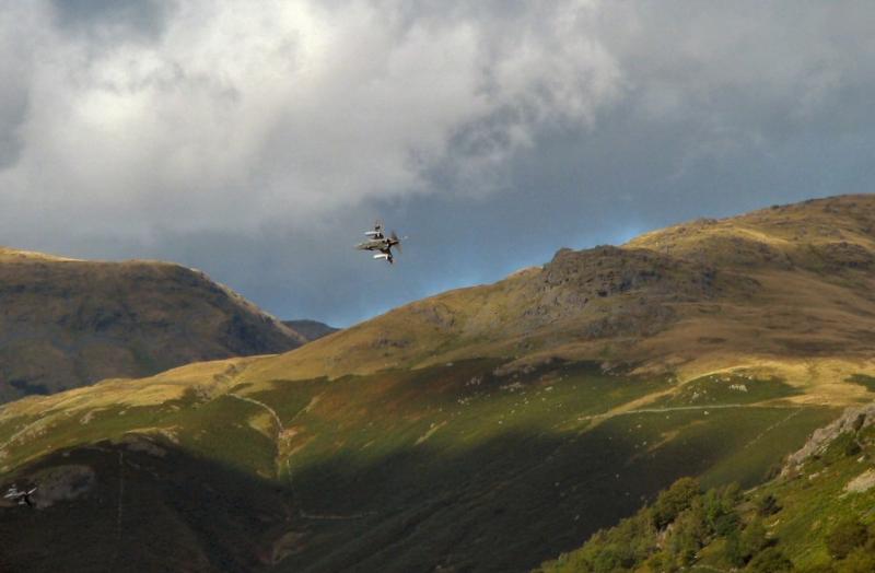 low flying aircraft