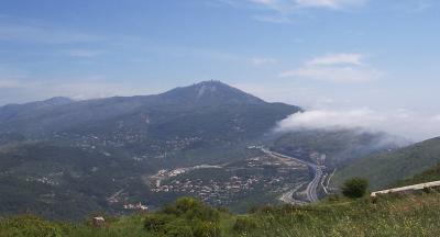 The view towards Monaco