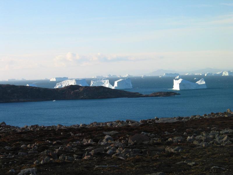 Clear day in Greenland