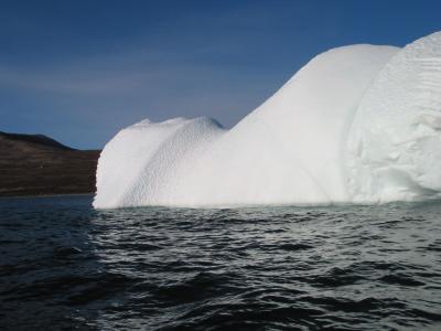 Smooth Ice with Blue Sky