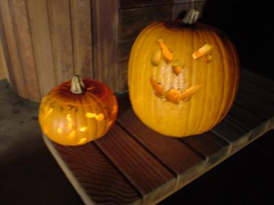 Cooper's and Jacob's pumpkin