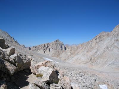 Looking West from the Russell/Whitney col