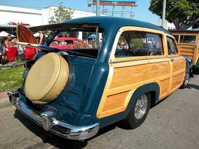 1950 Ford Country Squire woodie - Taken at the Belmont Shore 2003 Car Show