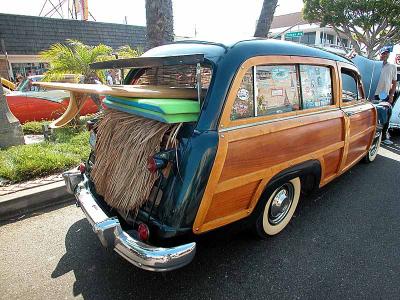 1950 Ford Country Squire woodie - Taken at the Belmont Shore 2003 Car Show