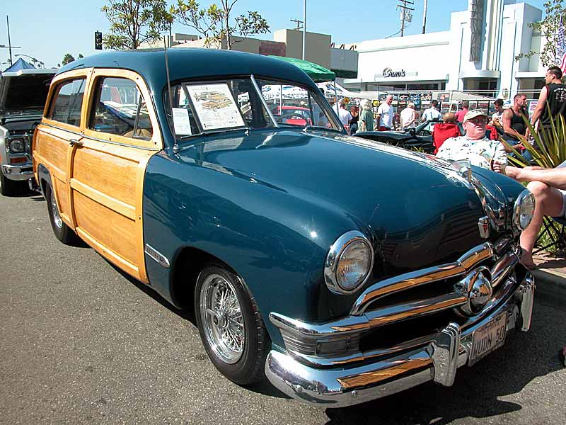 1950 Ford Country Squire woodie - Taken at the Belmont Shore 2003 Car Show