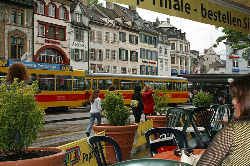 Regentag in Basel