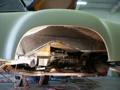 914-6 GT Chassis Stiffening Kit Installation - Left Side