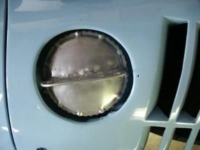 917 Porsche - Blau 110mm Aluminum Fuel Cap - Photo 4
