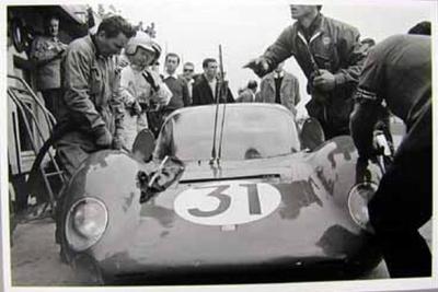 1000 km 1965. Nino Vaccarella, Ferrari Dino 166 P 002.jpg